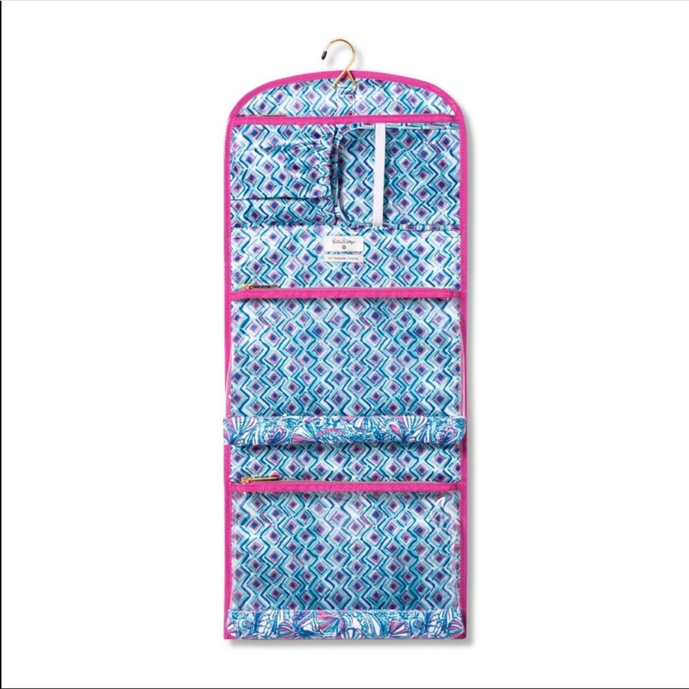 Lilly Pulitzer NWT my Fans Travel bag - Picture 2 of 2